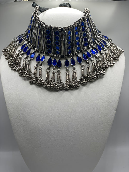 Neha oxidized necklace set