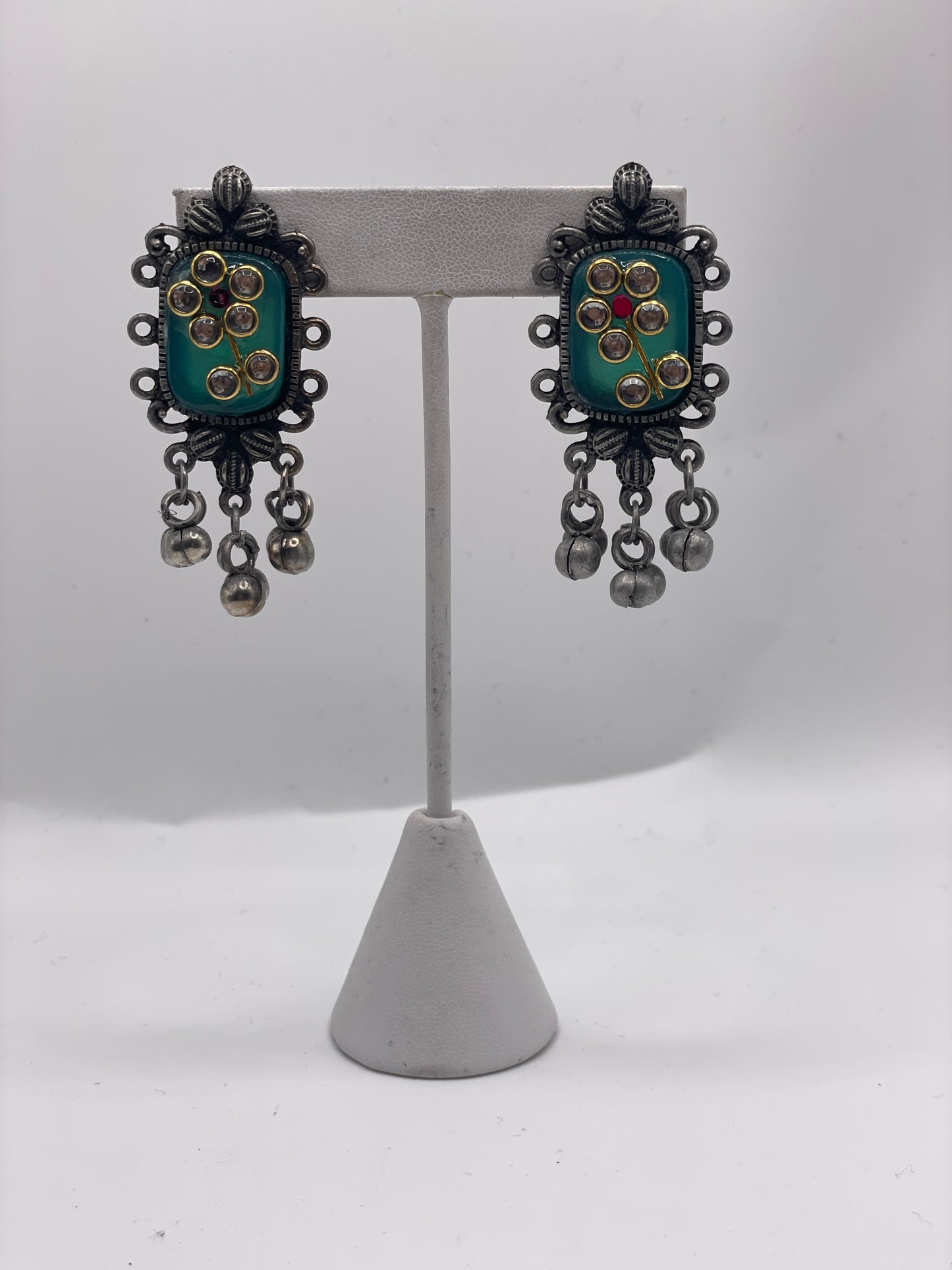 Viya oxidized necklace set