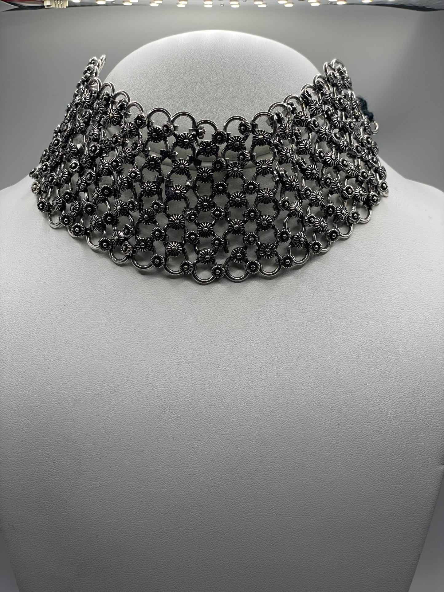 Heena Oxidixed choker necklace
