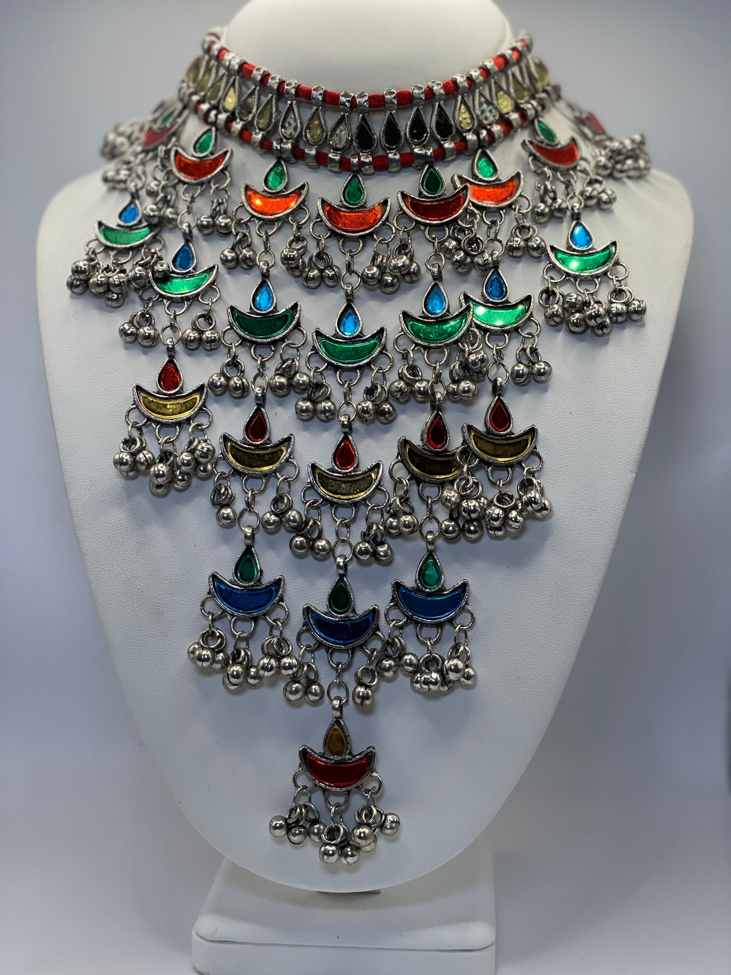 Sona oxidized necklace set