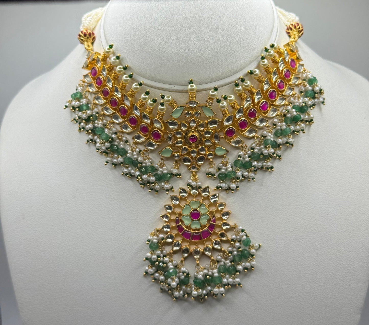 Diana kundan necklace set
