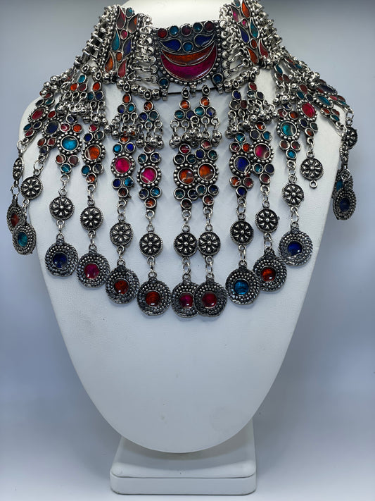 Sonali oxidized necklace