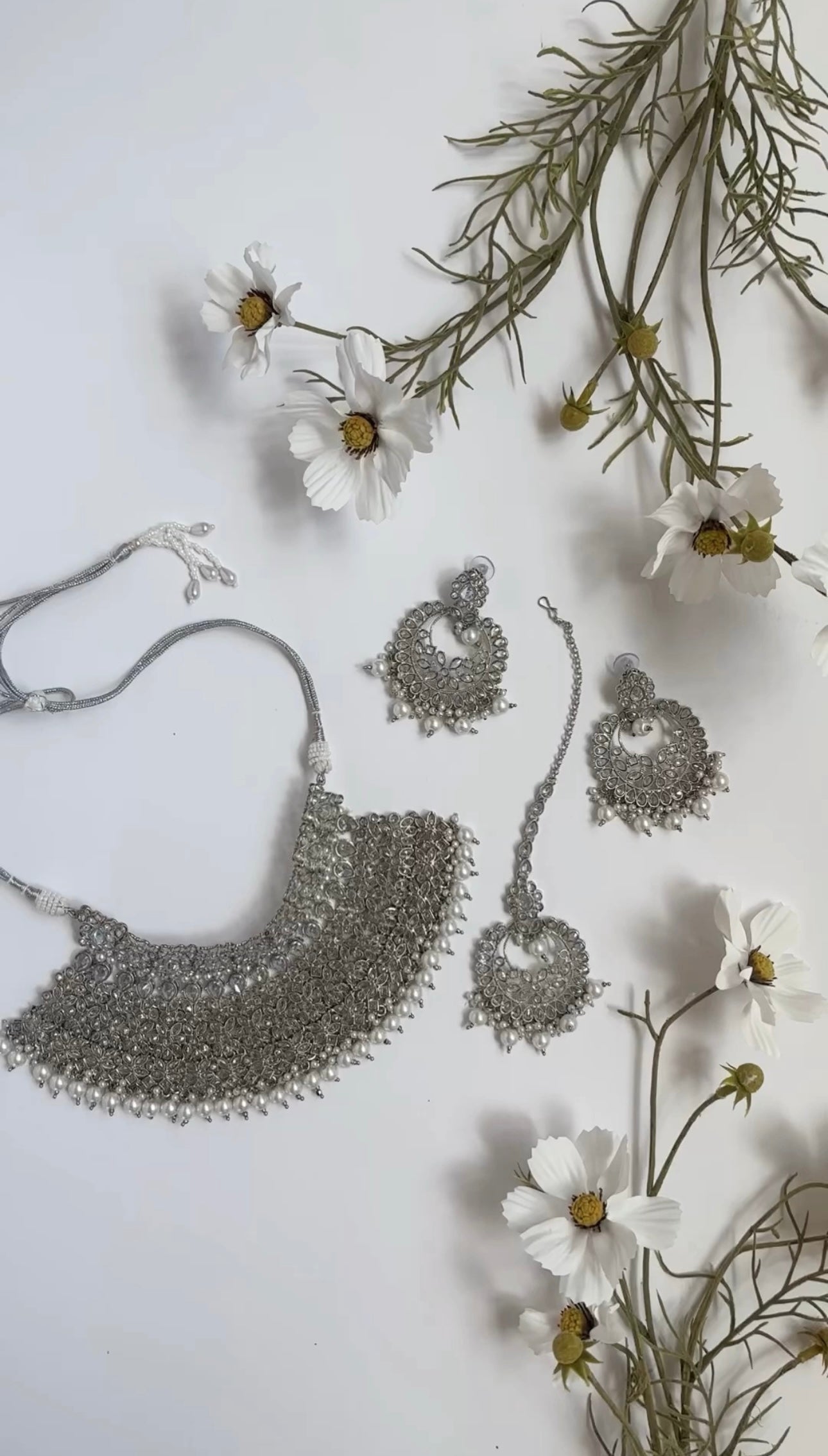 Amelia bridal necklace set