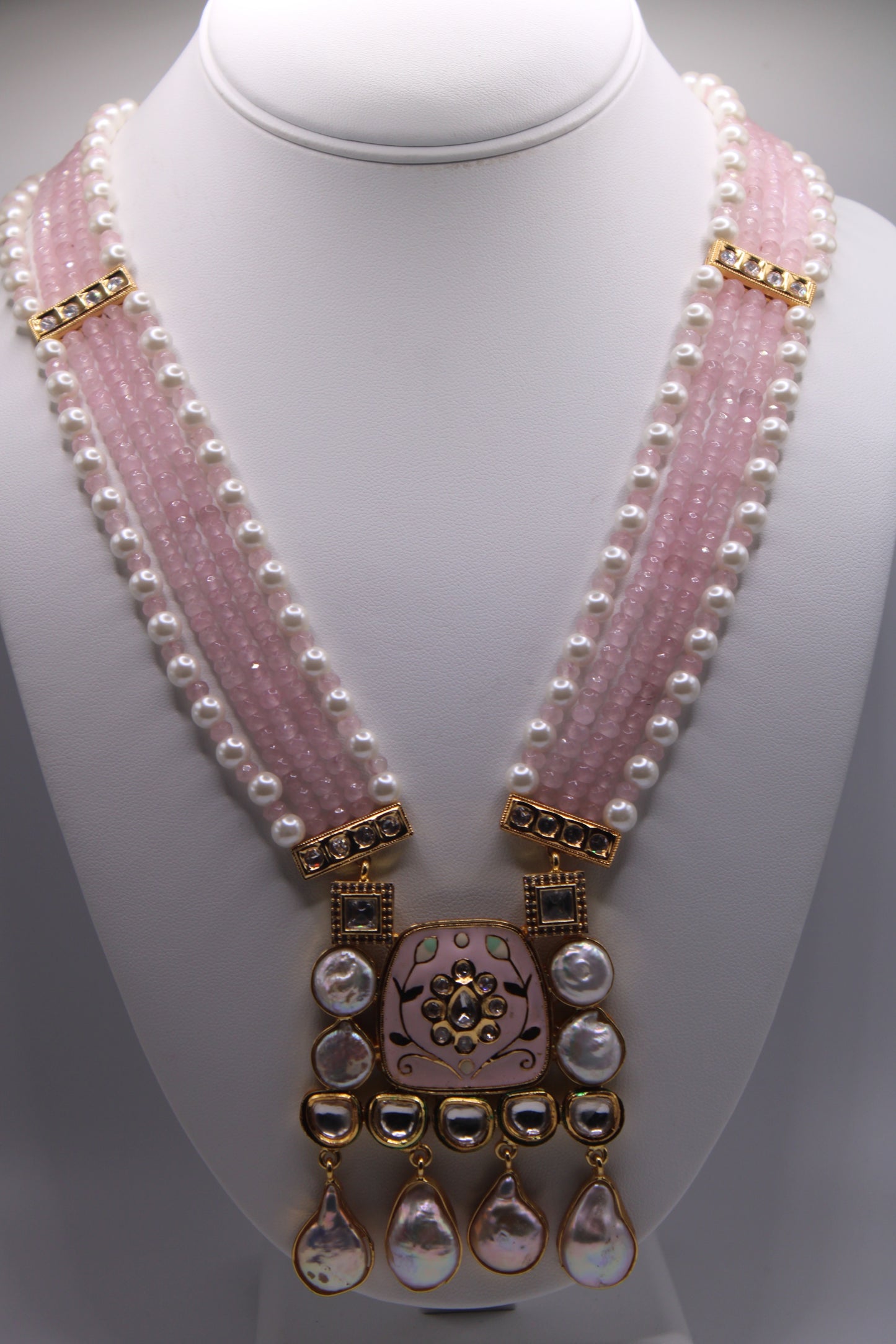 Alia kundan bridal necklace set